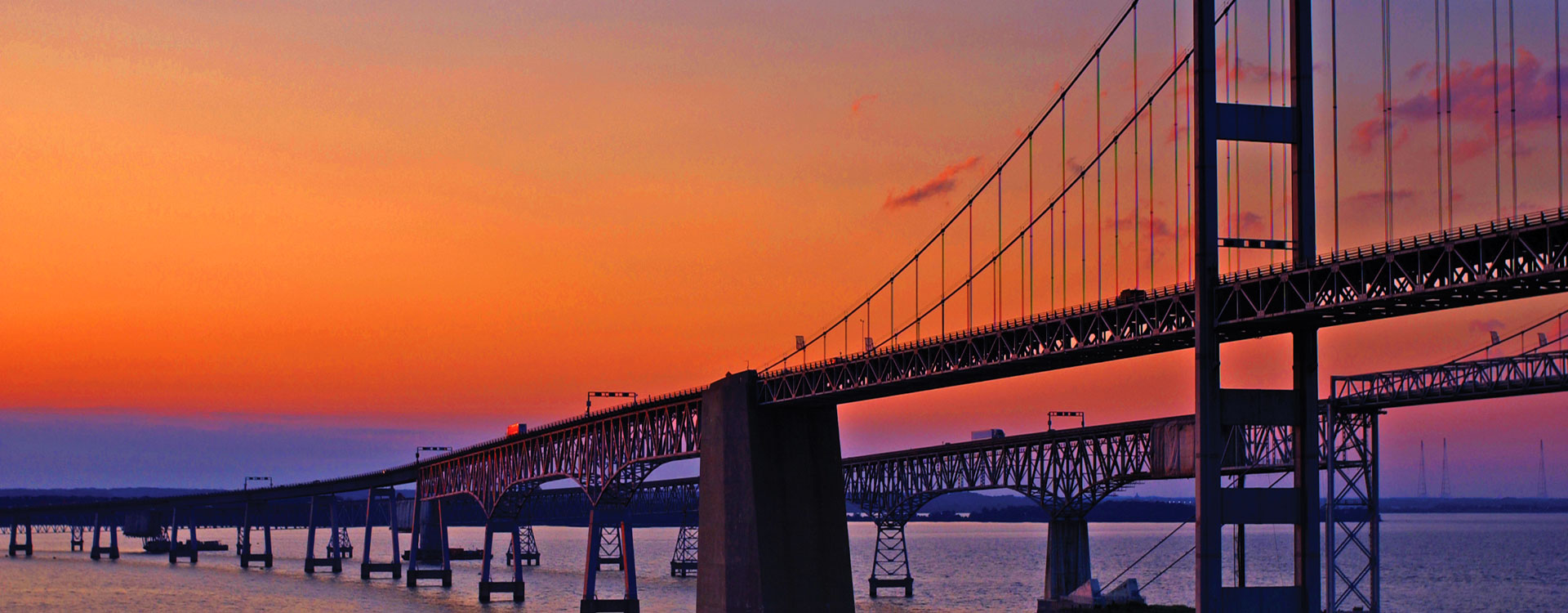The Bay Bridge in Anne Arundel County